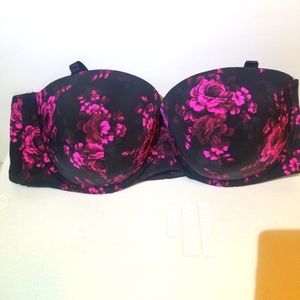 PUMW BLK BRGHT PINK FLRL